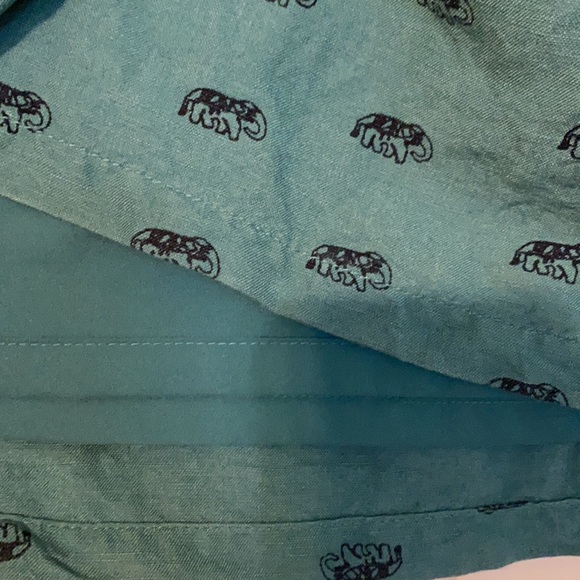 LOFT linen elephant pencil skirt - Picture 3 of 5